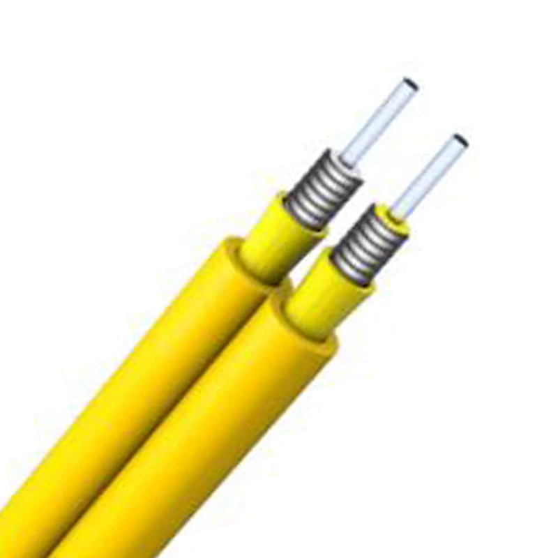 Duplex Zipcord Round Armored Fiber Optic Cable